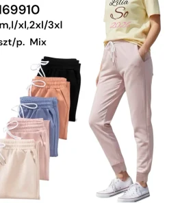 Spodnie Damskie,Size s/m-2xl/3xl,paczka 12szt, mix kolor