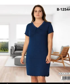 Koszule nocne Damskie,Size 3xl-5xl,paczka 6szt, 1 kolor