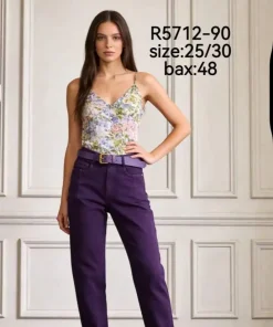 Jeansy Damskie, size 25-30,Paczka 12szt, 1 kolor
