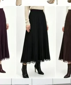 Spódnica długa Damskie, size uni,Paczka 12szt, mix kolor
