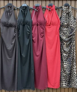Sukienki Damskie WŁOSKA,Size uni,paczka 6szt, mix kolor