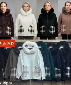 Kurtki damskie, size uni,paczka 10szt,mix kolor