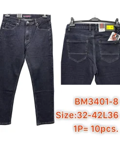 Spodnie JEANSOWE MĘSKA,size 32-42,Paczka 10szt, 1kolor