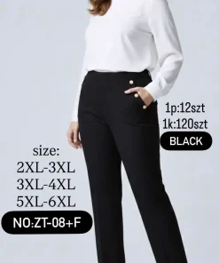 Spodnie damskie ,size 2/3xl-5/6xl ,Paczka 12szt,mix kolor