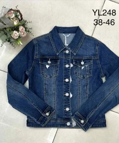 Kurtki Jeansowe Damskie,size 38-46,paczka 10szt , 1kolor