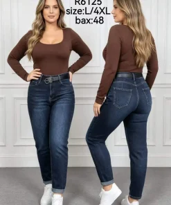 Jeansy Damskie,size l-4xl,paczka 12szt, 1 kolor
