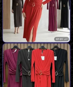 Sukienki Damskie WŁOSKA,Size uni,paczka 6szt, mix kolo