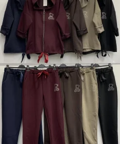 Komplety Damskie WŁOSKA,Size uni,paczka 6szt, mix kolor