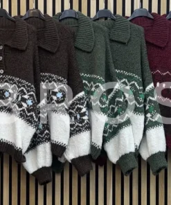 Swetry damskie ,size uni,Paczka 6szt,mix kolor