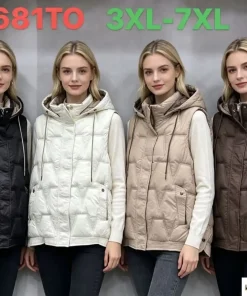 Kamizelki Damskie ,size 3-7xl,paczka 5szt ,1 kolor