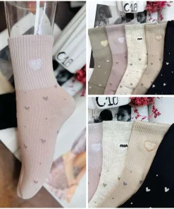 Skarpety Damskie,size 35-42,Paczka 40szt ,mix kolor