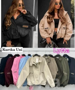 Kurtki Damskie WŁOSKA,Size uni,paczka 6szt, mix kolor