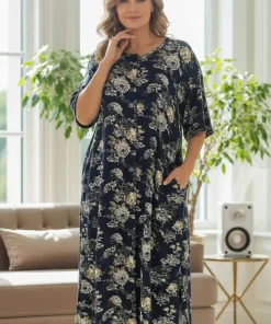 Koszule nocne damskie,size m-3xl, Paczka 10szt ,mix kolor