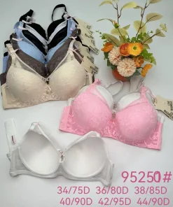 Biustonosz D Damskie,Size 34/75-44/100,paczka 6szt, 1 kolor