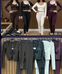 Komplety Damskie WŁOSKA,Size uni,paczka 6szt, mix kolor