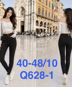 Jeansy Damskie,size 40-48,Paczka 10szt ,1kolor