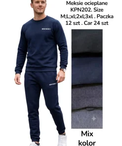 Komplety MĘSKIE, size m-3xl,Paczka 12szt, mix kolor