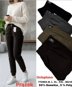 Spodnie Damskie, size m-2xl,Paczka 12szt, mix kolor