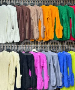 Swetry damskie, size uni,paczka 6szt,mix kolor