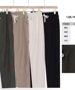 Spodnie damskie,size s/m-2xl/3xl,paczka 12szt ,mix kolor