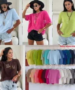 Swetry damskie, size uni,paczka 6szt,mix kolor