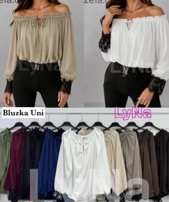 Bluzki Damskie WŁOSKA,Size uni,paczka 6szt, mix kolor