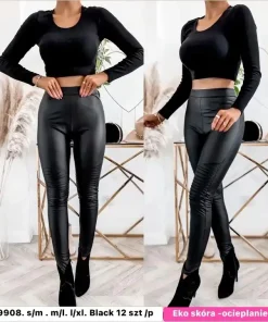 Spodnie skórzane Damskie, size s/m-l/xl,Paczka 12szt ,1 kolor