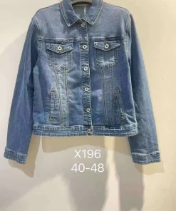 Kurtki Jeansowe Damskie,size 40-48,paczka 10szt , 1kolor