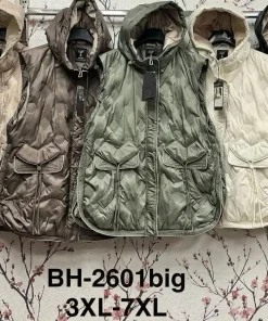 Kamizelki damskie ,size 3-7xl, Paczka 5szt ,1kolor