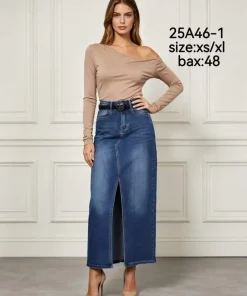 Spódnica długa Damskie, size xs-xl,Paczka 12szt, 1 kolor