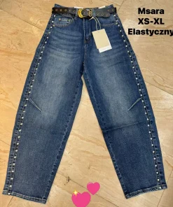 Jeansy Damskie,Size xs-xl,paczka 10szt, 1 kolor