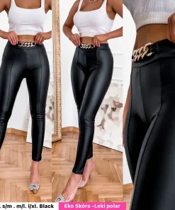 Spodnie skórzane Damskie, size s/m-l/xl,Paczka 12szt ,1 kolor