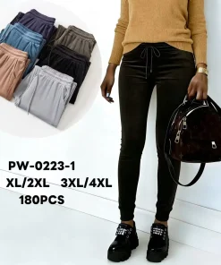 Spodnie Damskie,Size m/l-3xl/4xl,paczka 12szt, mix kolor