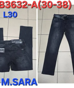 Spodnie JEANSOWE MĘSKIE,Size 30-38,paczka 12szt, 1 kolor