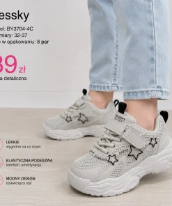 Buty Sportowe DZIECIĘCE (32-37, 8p) 1 kolor