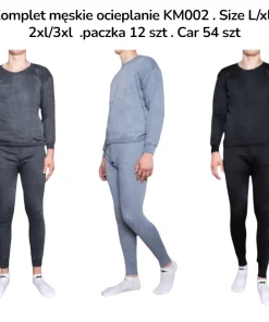 Komplety MĘSKIE,Size l/xl-2xl/3xl,paczka 12szt, mix kolor