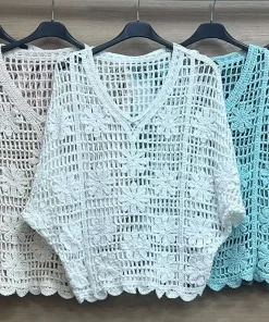 Bluzki damskie, size uni,paczka 6szt,mix kolor