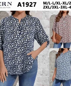 Bluzki damskie, size m-5xl,paczka 12szt,mix kolor