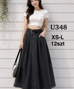 Spódnica długa Damskie,size xs-xl,Paczka 12szt ,1kolor