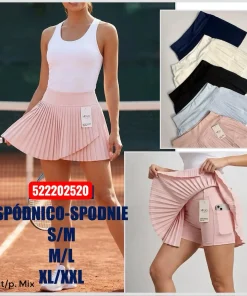 Spódnica krótka Damskie,Size s/m-xl/2xl,paczka 12szt, mix kolor