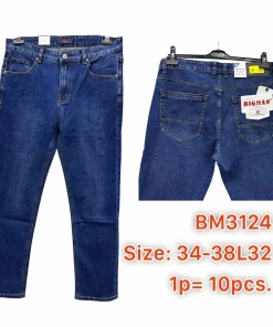 Spodnie JEANSOWE MĘSKA,size 34-38,Paczka 10szt, 1kolor