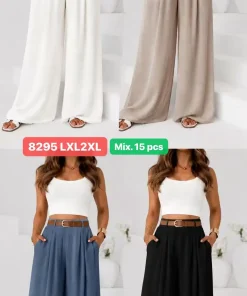 Spodnie Damskie,Size l-2xl,paczka 15szt, mix kolor
