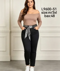 Jeansy Damskie, size m-3xl,Paczka 12szt, 1 kolor