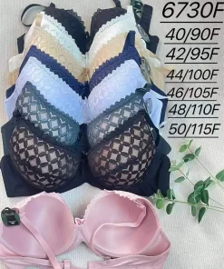 Biustonosz F Damskie,Size 40/90-50/115,paczka 6szt, 1 kolor