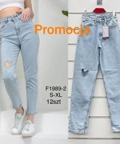 Jeansy damskie,size s-xl,paczka 12szt ,1kolor