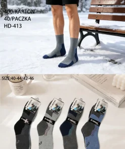 Skarpety MĘSKIE,Size 40-46,paczka 40szt, mix kolor