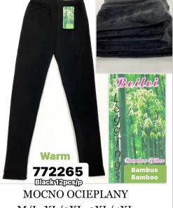 Leginsy Damskie, size m/l-3xl/4xl,Paczka 12szt, 1 kolor