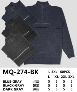 Bluzki MĘSKA ,size l-3xl,paczka 12szt ,mix kolor