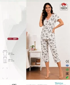 Piżama Damskie,Size 2xl-4xl,paczka 6szt, 1 kolor