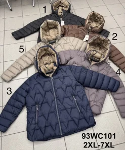 Kurtki damskie,size 2-7xl,paczka 6szt ,1kolor